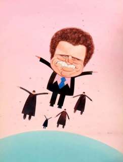 Jamic | Les Télé-graphistes, illustration Ã  la gouache … | Millon