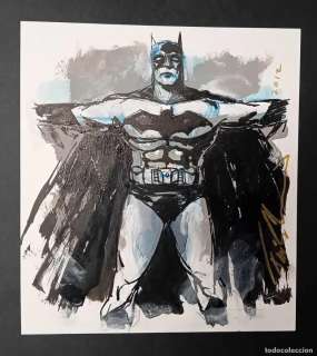 FELIPE ECHEVARRIA. BATMAN. DIBUJO ORIGINAL