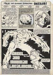 DAZZLER Issue #19 Half Splash | ComicConnect