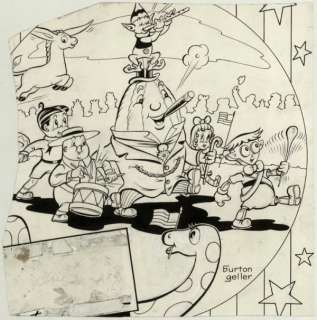 123: Geller Tiny Tot Comics #3 1946 original comic art | Russ Cochran