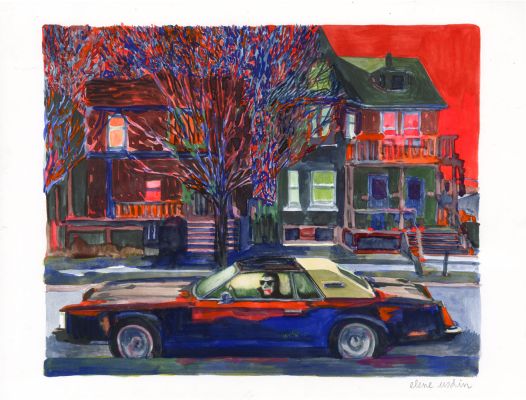 Philippe Druillet | Elene Usdin – Detroit Vampire | Galerie Barbier