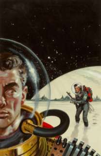 Ed Valigursky (American, 1926-2009)
 The Snows of Ganymede paperback cover, 1958
 Acrylic on board
 23 x 15 in.
 Not sig... | Heritage