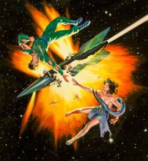 Malcolm Smith (American, 1912-1966)
 The Star Lord, Imagination Stories of Science and Fantasy cover, June 1953
 Acrylic... | Heritage