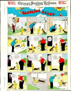 Frank King | King – Gasoline Alley Sunday Page Color Proof 05/02/1926 | Russ Cochran