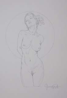 Giovanna Casotto | Giovanna Casotto - Portfolio "Girls" firmato, con Disegno originale - EO - (2021) | Catawiki