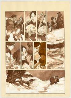 Fabrice Meddour - Planche originale - Blanche Neige