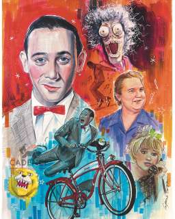 Suspiria - Movie Poster Style Paintings issue #Pee-Wees Big Adventure (Tim Burton Film)