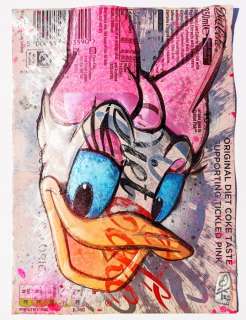 Chris Duncan | ComicCAN - ORIGINAL Artwork by Chris Duncan - DAISY DUCK on COKE can - Exemplaire unique - (2022/2022) | Catawiki