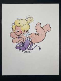 Malik & Cauvin | Malik & Cauvin - Dessin Original - Cupidon | Catawiki