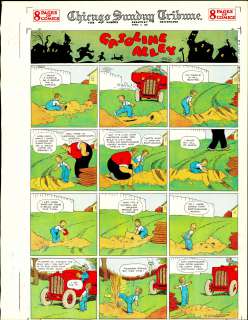 King - Gasoline Alley Sunday Page Color Proof (04/04/1926) | Russ Cochran