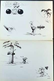 Serre, Claude | Serre, Claude - 2x Planche originale - Ski - (1980) | Catawiki
