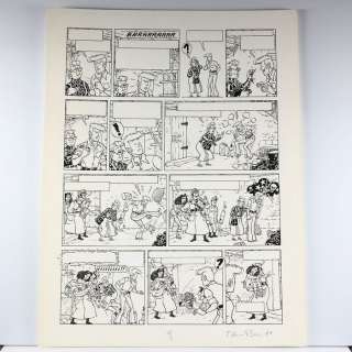 De Moor, Bob - De Moor, Bob - Planche originale - Barelli T7 - Le Seigneur de Gonobutz - (1980)