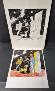 Giancarlo Alessandrini | Martin Mystère, Extra #10 - Giancarlo Alessandrini - cover originale + prova colore "Condominium - Il Documento Lambda" - Page volante - Exemplaire unique - (1997) | Catawiki