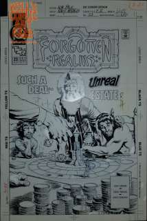 Rags Morales - forgotten realms 23 cover (dc, 1991)