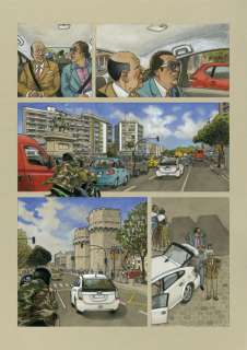 Agustín Ferrer | Dibujo original de Agustín Ferrer, de su obra «Plan de huida». | Yojimbo Cómics