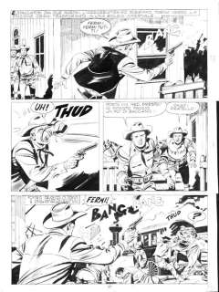 Guglielmo Letteri | Tex n. 257 - Guglielmo Letteri - 2x Tavole Originali "La pista nel cielo" - Page volante - Exemplaire unique - (1982) | Catawiki