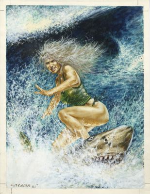 Tanino Liberatore | Couverture originale magazine Spécial USA | Galerie Barbier