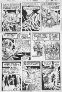 Bernie Wrightson | SWAMP THING # 9 PAGE 19 : SWAMPY & ALIEN : ORIGINAL COMIC ART | Pedigree Comics