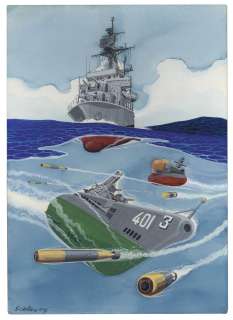 Satoru Ozawa color illustrations " Submarine 707 "