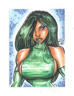 Chris McJunkin - Madame Hydra (Viper) Sketch Card by Chris McJunkin