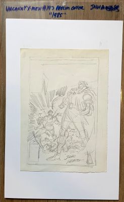 Romita, John Sr. | Uncanny X-Men #197 preliminary cover | Thornbush Art