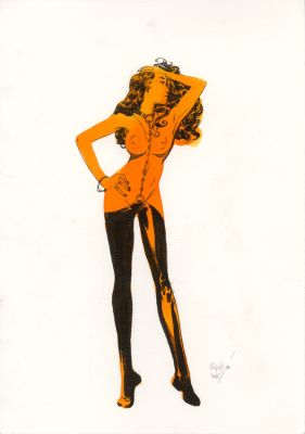 Vince | NYMPHES – Dessin original 94 | Galerie Barbier