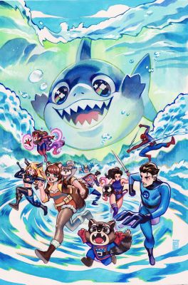 Rian Gonzales - It‘s Jeff: jeff the Land Shark #2 Cover by Rian Gonzales