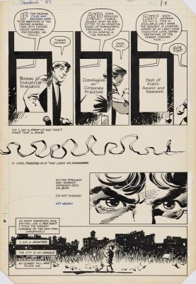 Klaus Janson | Daredevil #185: Guts - Page 9, Marvel Comics Penciler: Klaus Janson Inker: Klaus Janson, 1982 | Philippe Labaune Gallery