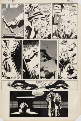 Klaus Janson | Daredevil #185: Guts - Page 27, Marvel Comics Penciler: Klaus Janson Inker: Klaus Janson, 1982 | Philippe Labaune Gallery
