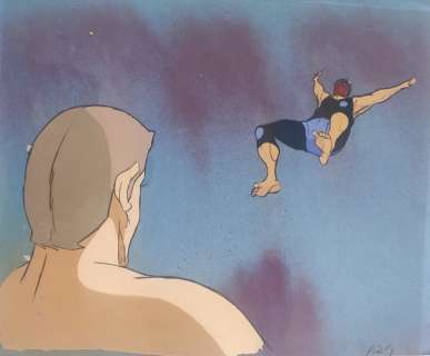 Ikki Kajiwara | TIGER MASK - L’UOMO TIGRE - ORIGINAL ANIME CEL FROM JAPAN CARTOON TIGER MASK - Exemplaire unique - (1969/1971) | Catawiki