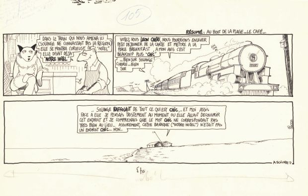 Régis Franc | 1989 - Le café de la plage | Huberty Breyne Gallery