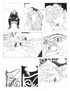 Giovanna Casotto | Selen - Giovanna Casotto - Tavola Originale Erotica tratta da Selen "Chambre 179" - Page volante - Exemplaire unique - (1995) | Catawiki