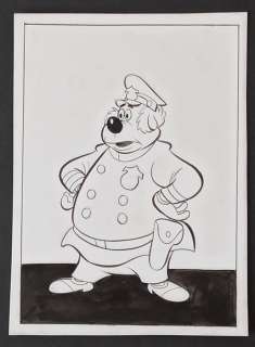 Giovan Battista Carpi | G. B. Carpi - Tavola originale - "Basettoni" da Diario Disney 1968/69 | Catawiki