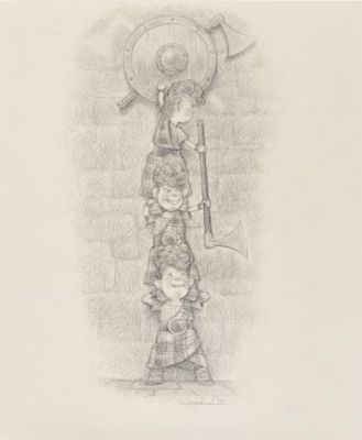 Carter Goodrich | Sneaky Scots, 2025 | Philippe Labaune Gallery