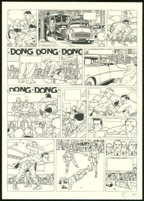 Jean-Christophe Thibert | Planche originale n°05 - Il faut sauver Hitler - Kaplan & Masson | Daniel Maghen