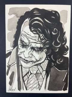 Larry Camarda | Joker - 1x illustrazione originale firmata - Page volante - Exemplaire unique - (2022) | Catawiki