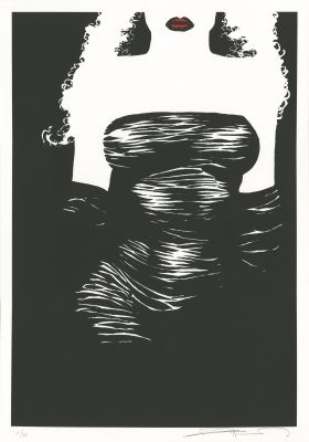 Frank Miller | 2022 - Sin City - Goldie | Huberty Breyne Gallery