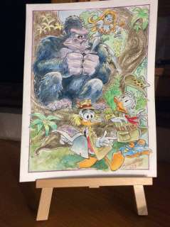 Alessandro Gottardo | Uncle Scrooge - â€œShannduck l’amazzone della giunglaâ€ - Page volante - Exemplaire unique - (2021) | Catawiki