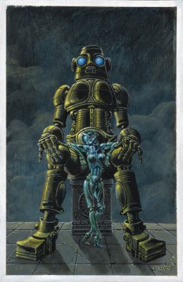 Jean-Michel Nicollet | MEKANOPOLIS – ILLUSTRATION ORIGINALE 005 | Galerie Barbier