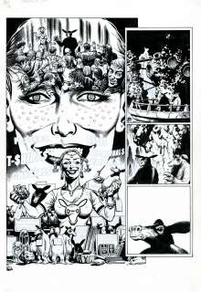 Garry Leach Chris Weston - judge dredd megazine #214 pg 3 - chris weston / garry leach art