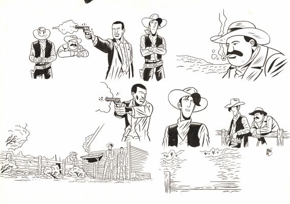 Brüno | Lucky Luke, 2025 - Dakota 1880 | Huberty Breyne Gallery