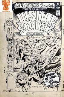 Jack Abel Al Milgrom - all-star comics 68 cover (dc, 1977) justice society of america