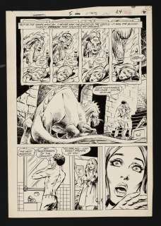 Original Art from Elvira’s House of Mystery #5 (1986) Story Page 4 Pencils by Dick Ayers, Inks by Tony DeZuniga | mycomicshop.com
