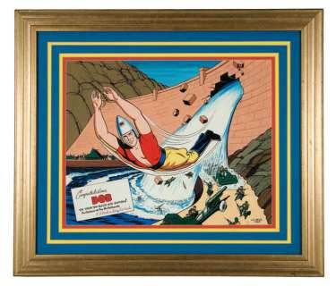 OVERSTREET SPECIALTY ORIGINAL ART FEATURING BULLETMAN BY C.C. BECK. | Hake’s