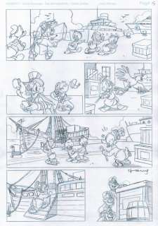 Tony Fernandez, Frank Jonker, Jordi Alfonso | Uncle Scrooge H 2020-017 - "The Lost Island of Mu" - Signed Original Published Page 4/12 by Tony Fernandez - 42 x 30 cm - Page volante - (2020) | Catawiki