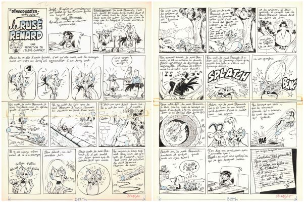 Marcel Gotlib | Les dingodossiers, 1972 - Le rusé renard | Huberty Breyne Gallery