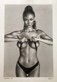 Ovsyanko, Juliana | Ovsyanko, Juliana - Original erotic art - Dry brush oil illustration - Size: 29,5 x 42 cm. - (2021) | Catawiki