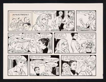 Original Art for the Apartment 3-G Comic Strip (5/25/03 and 9/9/07) by Frank Bolle | mycomicshop.com