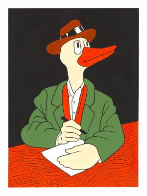 Fabio Viscogliosi | 2025 - The writer | Huberty Breyne Gallery