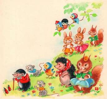 Rees, Dorothee ? | Dorothee Rees ? - Originele gouache/aquarel op board - Illustratie voor een kinderboek - (1950/1955) | Catawiki